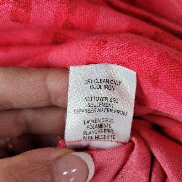 W by Worth Skirt Womens Size S Red/Pink Print Patch Pocket Stretch Mini‎ - Picture 6 of 11